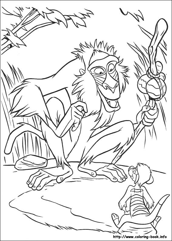 The Lion King coloring picture